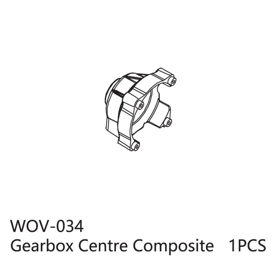 WOV Racing Gearbox Centre Composite WOV-034